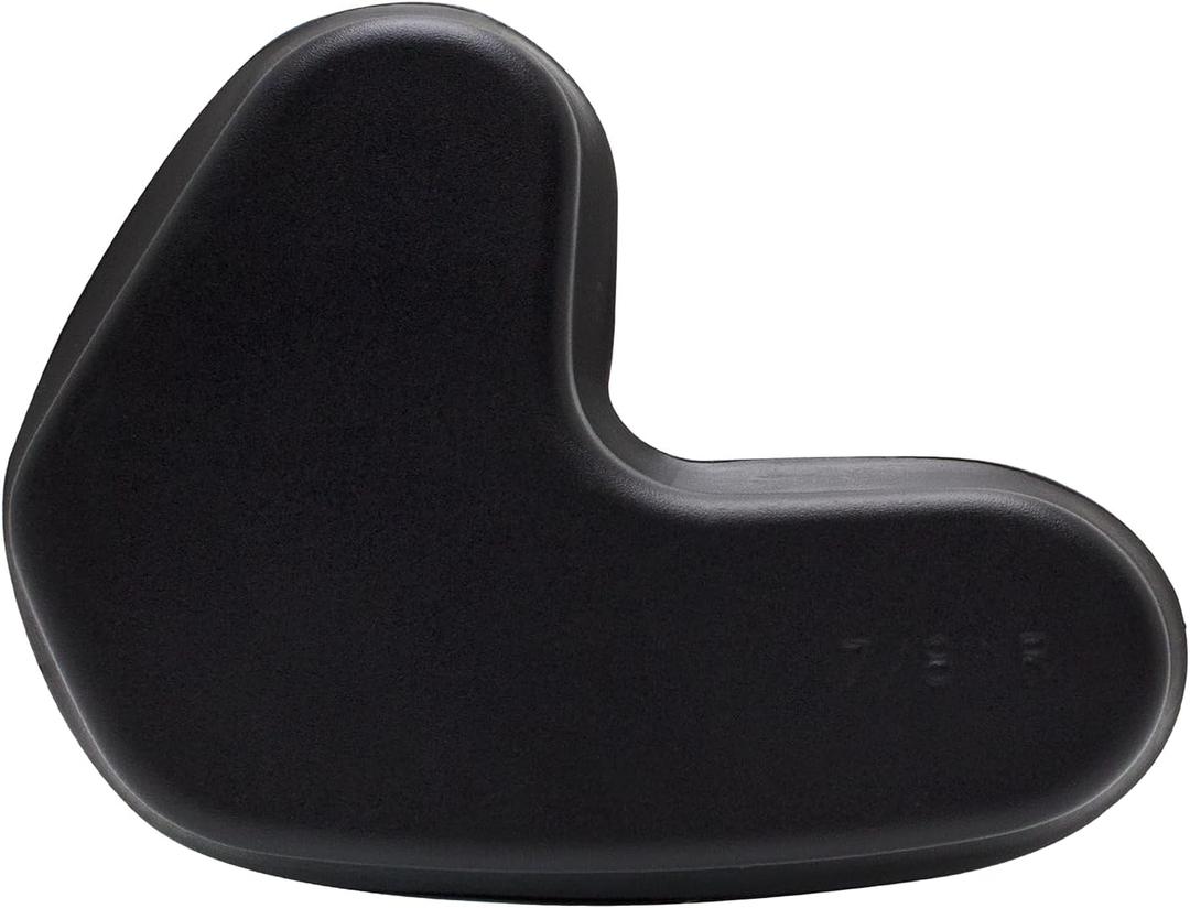Schutt Football Helmet Inter-Link Replacement Jaw Pad Set - Includes Left and Right Pad (1", Black)