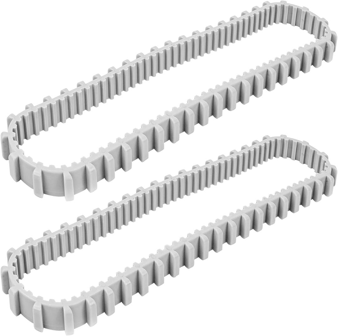Pool Track Replacement for MAYTRONICS Dolphin Compatible with Most MAYTRONICS Dolphin Pool Cleaners #Maytronics Part Number: 9985006-R2(Gray 2 Pack)