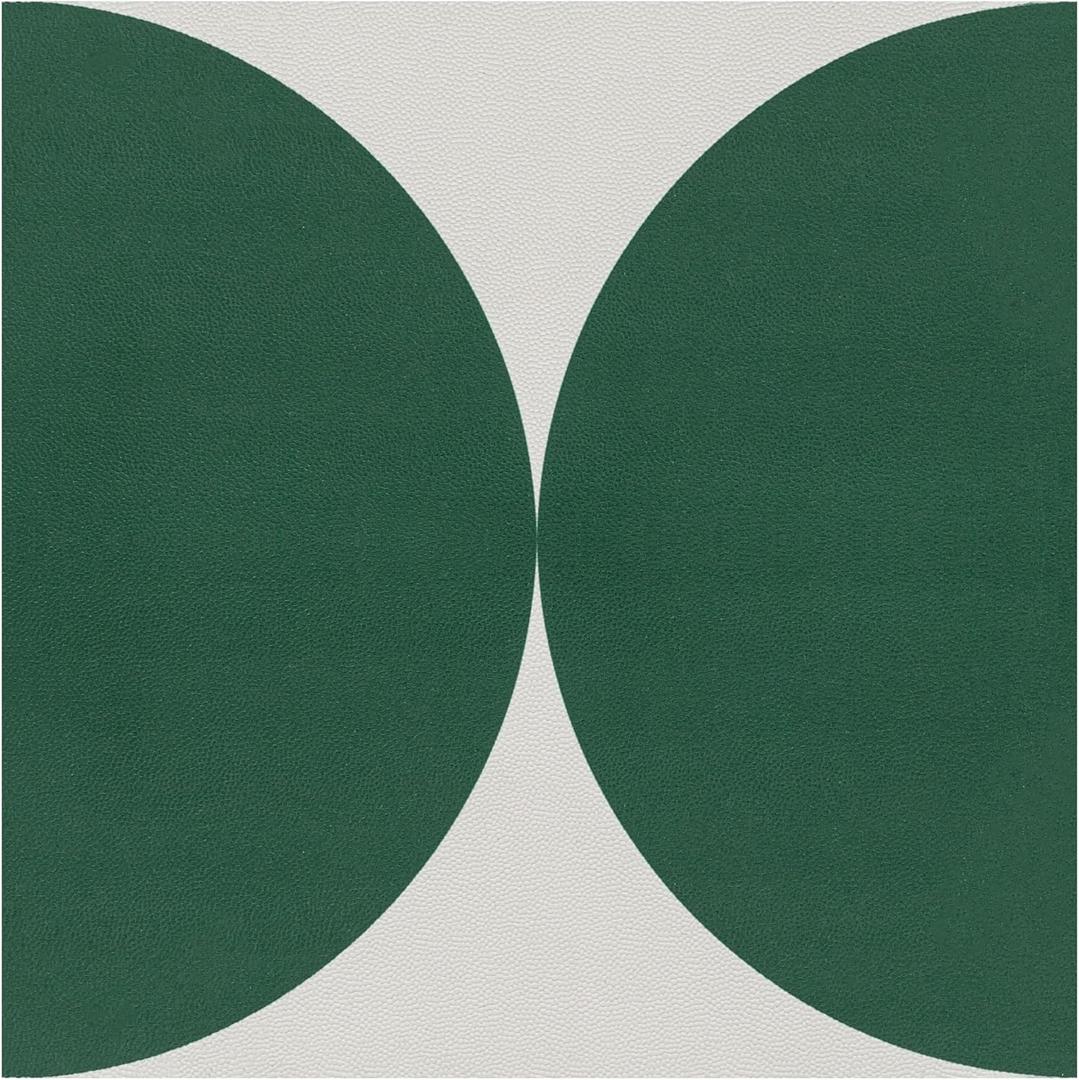 Alow Peel and Stick Floor Tile,Self Adhesive Vinyl Flooring Green and white11.8inX11.8in, Peel and stik Flooring Suit for Kitchen, Dining Room, Bedrooms & Bathrooms (10 Identical Patterns)