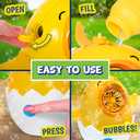 Maxx Bubbles Dancing Chick Bubble Blower Toy for Kids, Spins & Flaps Wings, Outdoor Fun, Birthday Party Gift, Easter Basket Stuffer, Active Play