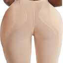Sliot Hip Pads for Women Hip Dip Pads Fake Butt Padded Underwear Hip Enhancer Shapewear Crossdressers Butt Lifter Pad Panties (Medium, Nude)