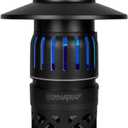 DynaTrap DT1050-AZSR 1/2 Acre Mosquito, Beetle & Flying Insect Trap  Kills Mosquitoes, Flies, Wasps, Gnats, Beetles & Other Flying Insects - Bug Zapper Alternative - Black