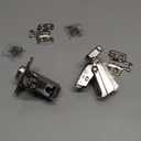 2 Pack Frameless Full Overlay 175 Degree Soft Close Lazy Susan Hinges, Clip ON Plate, Chibery Multi-Pivot Concealed Hardware for Corner Kitchen Cabinet, Cupboard Folded, Folden Door, Closets - Amazon.com