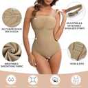 Strapless Shapewear for Women, Tummy Control Triangle Bodysuit, Body Shaper Tank Top L