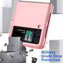 Magnetic for Samsung Galaxy Z Flip 5 Case Slim & Military-Grade Protection Magnetic Phone Case,Pink 21-zflip5-02