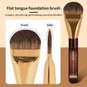 MAANGE 14-Piece Makeup Brush Set with Aluminum Ferrule- Premium Synthetic Makeup Brushes Kit Foundation Powder Brush Eye Shadow for Beginners & Professionals(Gold Coffee)
