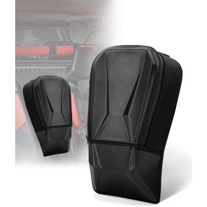 Center Console Storage Bags for CAN AM Maverick X3 - Hard Shaped Between Seat Storage Box, Tight Fit, Water Resistant, Easy Installation, Providing Extra Storage for Gadgets and Belongings