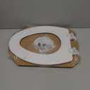 Bemis 1500EC 390 Lift-Off Wood Elongated Toilet Seat, Cotton White (Pack of 1)