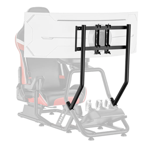 ARES WING TV Mount Designed for GRS1001 Racing Simulator Cockpit, Sim Racing Monitor Stand for Racing Games, Compatible with 32"-50" Monitors, Up to VESA 400x200, Black
