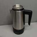 Electric Coffee Percolator 12 CUPS Percolator Coffee Pot,800W Percolator Coffee Maker Stainless Steel with Clear Knob Cool-touch Handle,Coffee Pot Percolator Auto Keep Warm Function