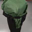 10x10 Pop Up Canopy with 3 Sidewalls - Outdoor Canopy Tent with Portable Roller Bag - One Button Push Setup, 3 Adjustable Height, 4 Weight Bags, 8 Stakes & 4 Guy Ropes Included, Green