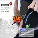 ToLanbbt Pond Liner 4 x 7 Ft HDPE Pond Liners, 20 Mil UV Resistant Preformed Pond Liner Easy Cutting, Pond Liner for Natural Looking Ponds, Waterfall, Koi Pondsand Water Garden (Black)