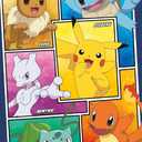 Trends International Pokmon - Group Collage Wall Poster, 22.375" x 34", Unframed Version for Bathroom