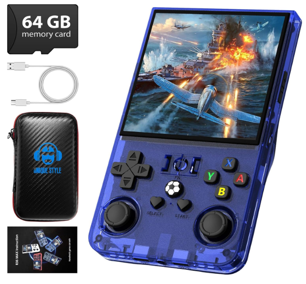 R36MAX Retro Handheld Game Console
