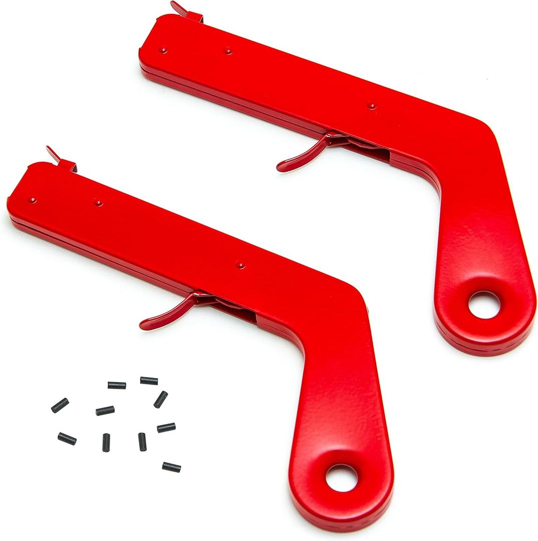 Ally Tools 2-in-1 Pistol Rock Style Flint Striker with 12 Striker Flints - Perfect for Welding, Camping Stove, Torch, Spark Lighter