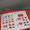 Christmas Ornament Storage Container Box, Adjustable Dividers- Large Christmas Ball Storage Boxes with 3 Removable Trays Keeps Holiday Decorations (72-4") (Medium)