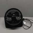 Amazon Basics Air Circulator Fan, Desk Fan for Bedroom, Home and Office, With 90-Degree Tilt Head, 3 Speed Settings, Lightweight (3 LBS), 35 Watts, Black, 11.1"W x 6.3"D x 10.9"H