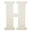 Big Unfinished Wooden Letters for Wall Decor 12 Inch Large Wooden Alphabet Blank Unfinished Wooden Letters for Craft Projects (H,O,M,E)