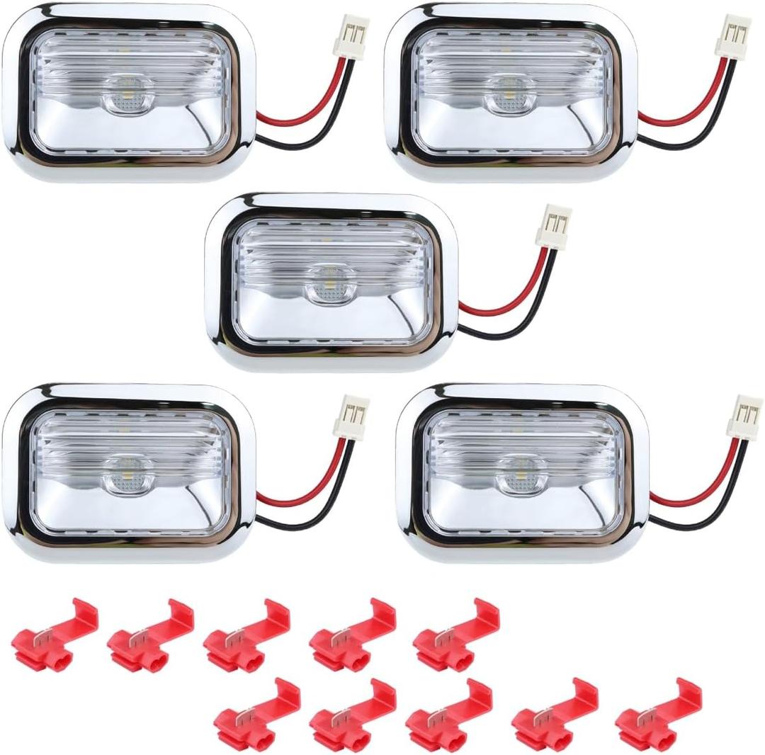 W11462342 Refrigerator LED Light Module Compatible with Whirl-pool Kitchenaid Jennair Replace W10607479, W10843339, W10908166, 4959065, AP6989197, PS16218086, EAP16218086 (5 PCS)