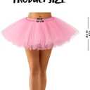 Spooktacular Creations Women Tutu Skirt Costume Adult Halloween Tutus for Halloween Costume Cosplay Party (Pink)