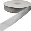 100 Yards 1 inch Wide Solid Satin Ribbon Roll, Gift Wrapping Hair Bows Party Wedding Supply (White)