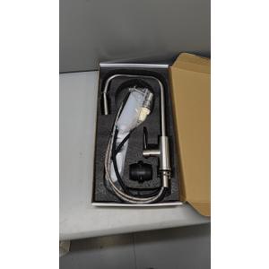 Kitchen Faucet with Pull Down Sprayer and Soap Dispenser, Stainless Steel Brushed Nickel Low Pull Out Faucets for Kitchen Sink Soap Dispenser