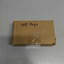 NTHREEAUTO Mounting Footpegs, Male Billet Footrests, Motorcycle Passenger Pedals Compatible with Harley Sportster, Dyna, Road King (Black/Chrome-2)