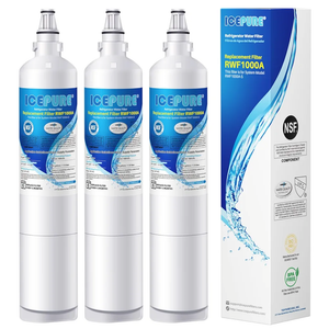 ICEPURE 5231JA2006A Replacement for LG LT600P, KENMORE 9990, 5231JA2006B, KENMORECLEAR 46-9990, 5231JA2006A-S, WFC2001, LSC27931ST, LFX25960ST, FML-2,RWF1000A Refrigerator Water Filter 3PACK