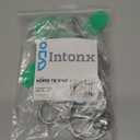 Horse Tie Ring 2 Pack - Heavy-Duty Stall and Trailer Accessories - Secure Tethering Rings for Stable and Barn - Includes Horse Grooming Brush - Essential Horse Supplies and Equipment