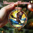 3 x Christmas Ornaments, Bald Eagle Ornament, Christmas Tree Ornaments, Xmas Decorations, Holiday Decorations, Bald Eagle Gifts, Holiday Party Gifts, and Xmas Gift Ideas