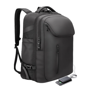 Rolling Backpack,50L Travel Backpack with Wheels,17.3inch Laptop Backpack with USB Port,TSA Carry On Anti Theft Backpack for Business Work Airplanes,Large Backpack for Men Women,Black