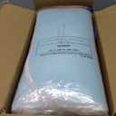 downluxe Chair Cushions for Dining Chairs, Memory Foam Linen Kitchen Chair Pads with Ties, Waterproof, Stain-Resistant and Washable Cover, 17" x 16" x 2.5", Blue, 4 Pack