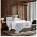 Nestl King Sheet Set - Luxury 1800 Ultra-Soft Microfiber King Bed Sheets - Double Brushed - Deep Pockets - Easy Fit - 4 Piece Set - Bedding Sheets & Pillowcases (King, White)
