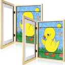 Kids Art Frames, 11x14 Front Opening Kids Artwork Frames Changeable, Gold Artwork Display Storage Frame for Wall, Holds 50 Pcs, for 3D Picture, Crafts, Children Drawing, Hanging Art, Portfolio