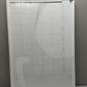 U Brands Magnetic Dry Erase Calendar White Board, 30" x 20", White Wood Style Frame, Includes Magnets