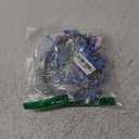 MOSTORY Fairy Flower Crown Headpiece - Floral Elf Crown Woodland Flower Circlet for Women Renaissance Renfaire Halloween (Blue-purple)