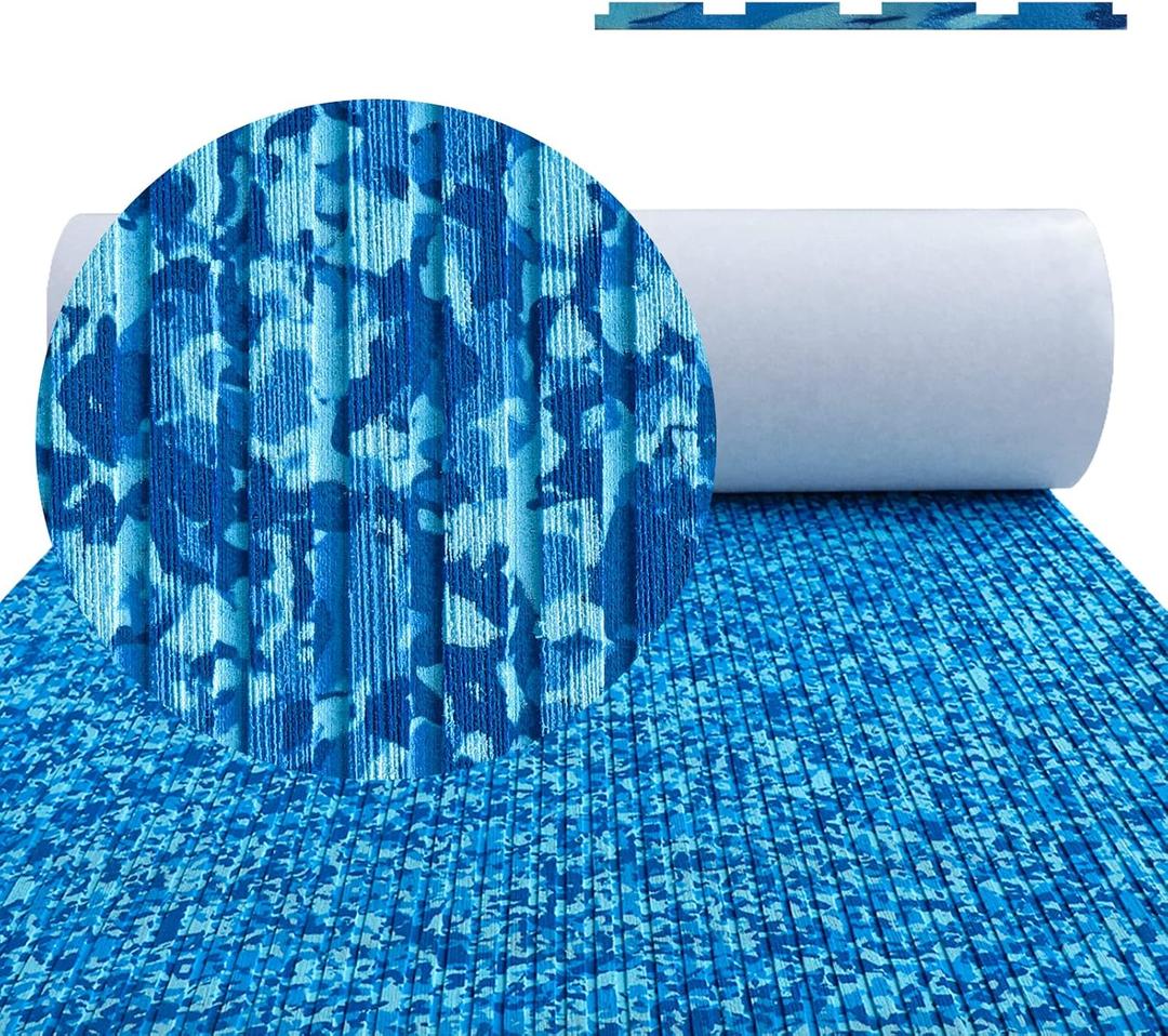 Boat Flooring EVA Foam Boat Decking Camo 94"x45"/35"/23" Non-Slip Boat Mat Self-Adhesive Foam Boat Deck Flooring Carpet Mat Rolls for Kayak Deck Boat Yacht Flooring Motorboat