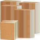 Thenshop 300 Pack Mini Notebooks Bulk Small Notepad Unlined Journals Pocket Blank Sketchbooks Kids Students Gifts Back to School Supplies 4 x 4 Inch 24 Sheets(Kraft)