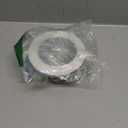 Juno Lighting 17HZ-WH 4-Inch Aluminum Recessed Trim, Haze with White Trim