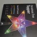 Christmas Tree Topper Star Remote & APP Controlled Smart Treetop 7.5'' 20 Color Modes Christmas Star LED Lighted USB Powered for Xmas Holiday Party Decorations Gift (Indoor and Outdoor)