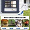 Portable AC Window Vent Kit: Universal Coupler Fits 5.1" & 5.9" Exhaust Hose, Air Conditioner Window Kit with Upgraded Seal Plates, Adjustable Vertical/Horizontal Window Kit, Up to 56 Inches
