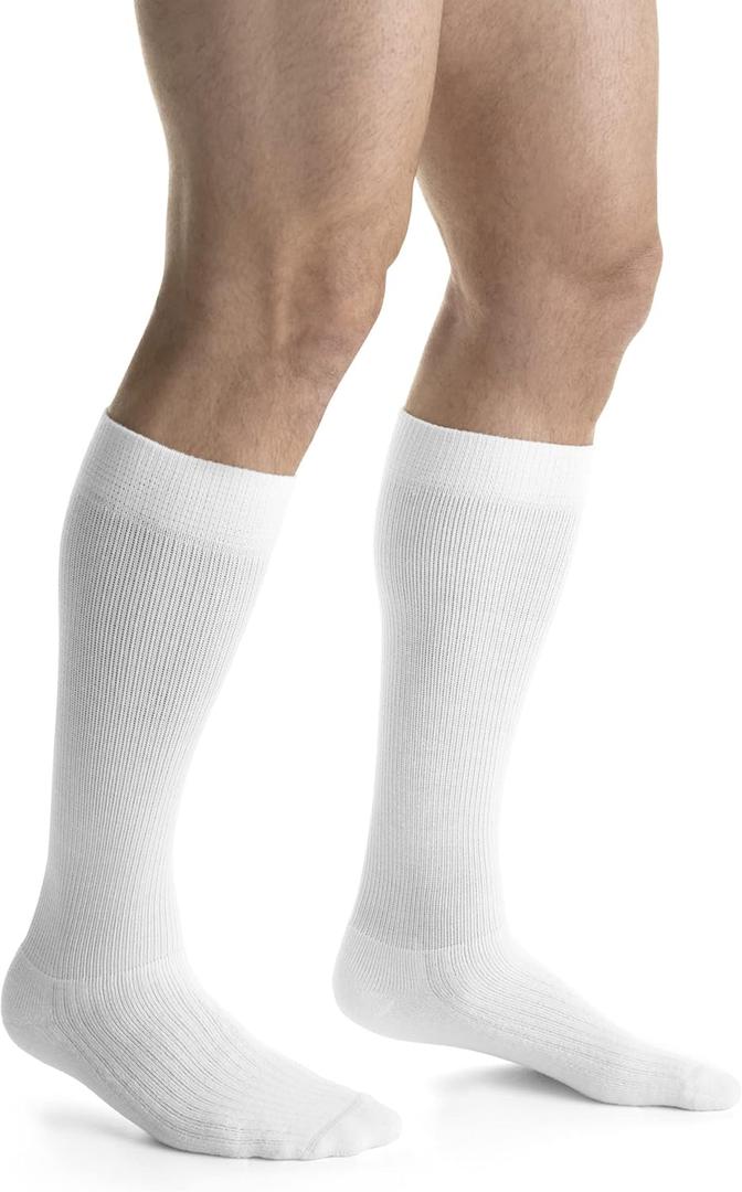 Jobst Activewear Athletic Socks - Large Full Calf - White - 110525