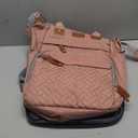 Jeryswet Baby Diaper Bags with Changing Station, Waterproof Large Capacity Diaper Bag Backpack for Moms Dads with USB Charging Port and Stroller Straps, Baby Shower Gifts, Pink