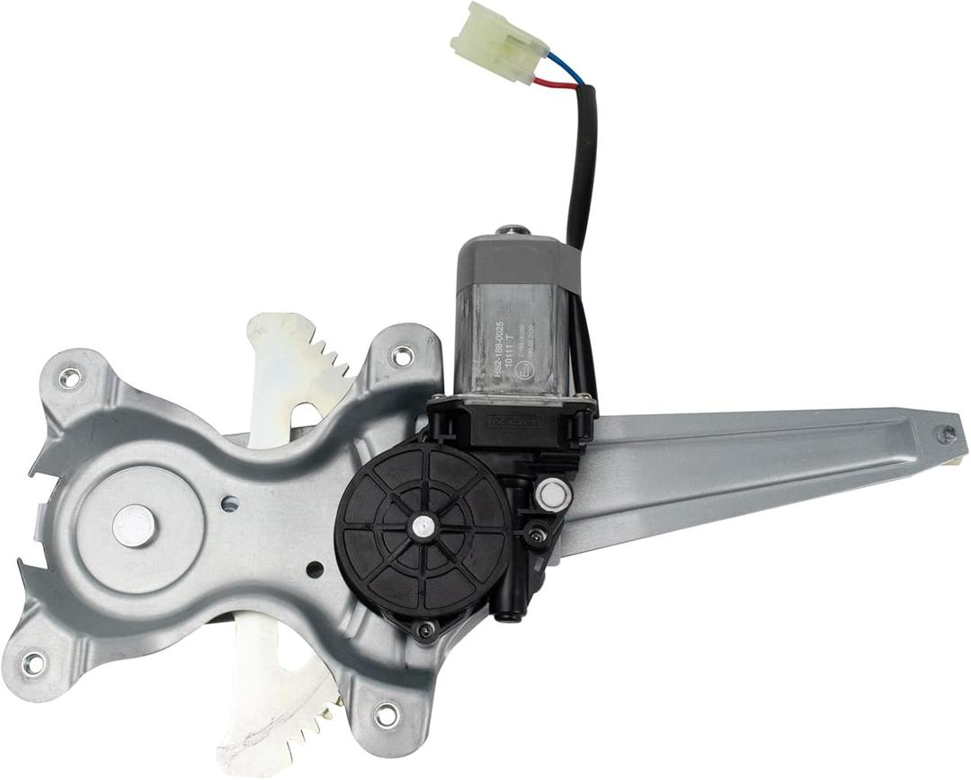 TRQ Rear Passenger Side Power Window Motor and Regulator Assembly Compatible with 2012-2017 Toyota Camry