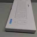 Wireless Keyboard and Mouse Combo, Full-Sized Wireless Keyboard and Adjustable DPI Mouse, 2.4GHz USB Receiver, Silent Keyboard and Mouse for PC, Windows, MAC, Desktop, Laptop(Purple)