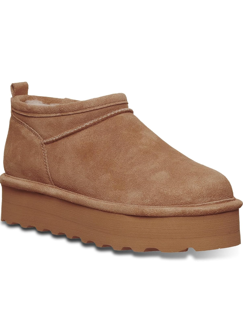BEARPAW Women's Retro Super Shorty Boot | Women's Ankle Boot | Women's Slip On Boot | Comfortable Winter Boot | 11