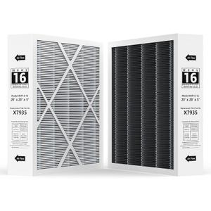 2-pack X7935 20x20x5 MERV 16 Air Filter, Compatible with Lennox X7935 Healthy Climate Carbon-Clean MERV 16Home Furnace Filter Filter HVAC System, Part # HCC14-23