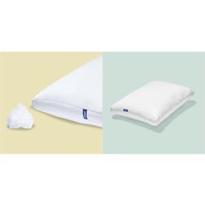 Casper Sleep Essential Cooling Pillow King & Original Pillow Standard, White
