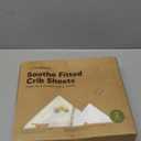 KeaBabies 2-Pack Organic Crib Sheets for Boys, Girls - 52x28 Fitted Crib Mattress Sheet Neutral, Breathable Jersey Cotton Cover for Baby Bed, Toddler Mattress, Soft & Cute Prints (Construction)