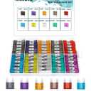 Riseuvo 250 Pcs Mini Fuse Kit - Automotive ATM Blade Fuses Assortment Kit for Cars, Trucks, RVs and Motorcycles with Fuse Puller (2A 3A 5A 7.5A 10A 15A 20A 25A 30A 35A)